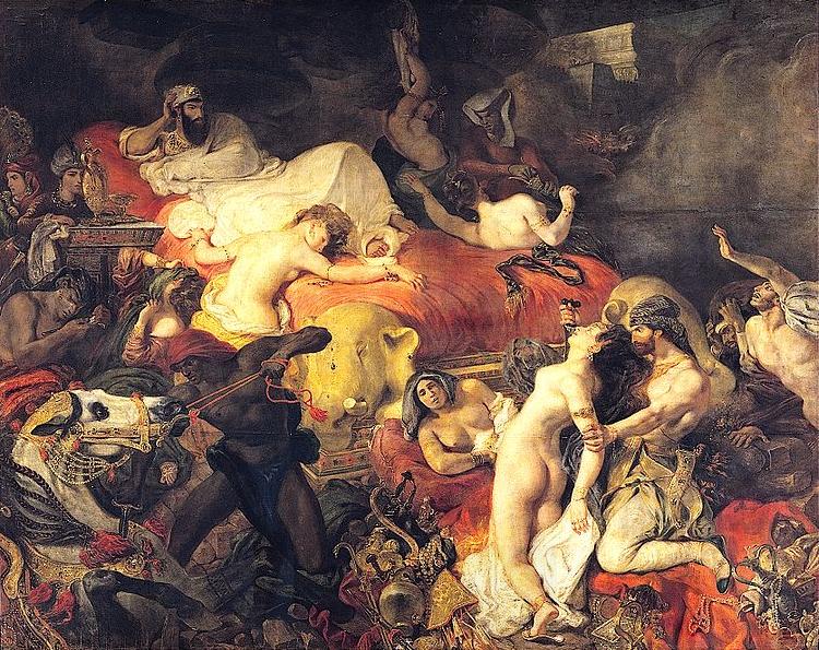Eugene Delacroix La Mort de Sardanapale China oil painting art